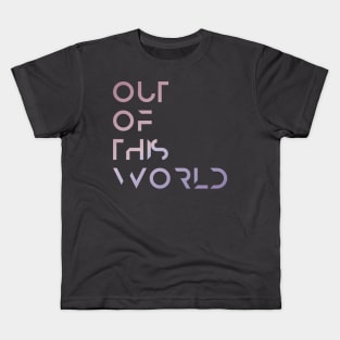 Out of this World- Lavender Kids T-Shirt